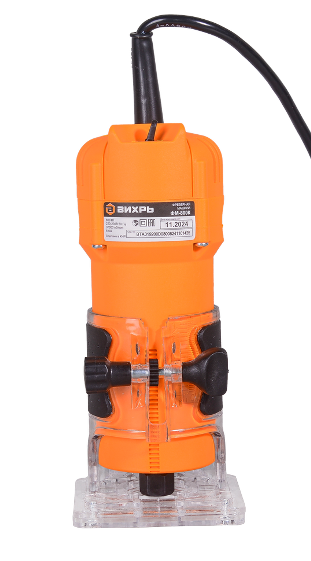 Фрезерная машина Вихрь ФМ-800К с набором фрез 12 шт