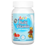 YumVs, Мультивитамины с минералами, приятные фруктовые вкусы, 60 желейных таблеток