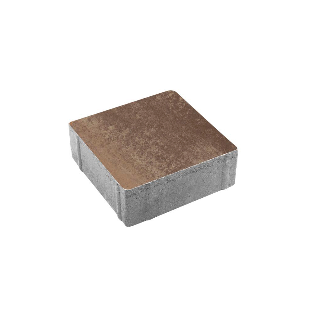 Тротуарная плитка КВАДРАТ 200х200 мм - Листопад гладкий Хаски