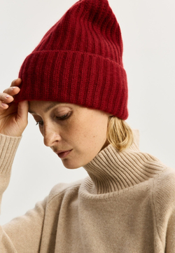 Шапка бини из кашемира