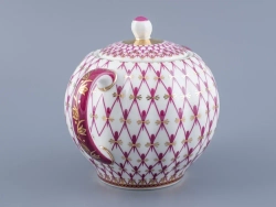 Сахарница форма Тюльпан рисунок Сетка-Блюз арт. 80.86208.00.1