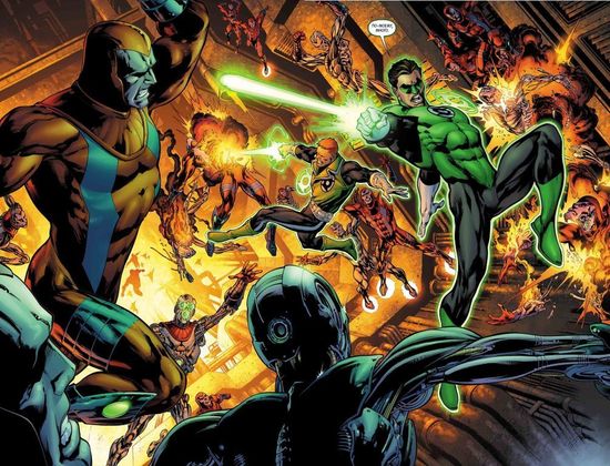 Комикс Зеленый Фонарь