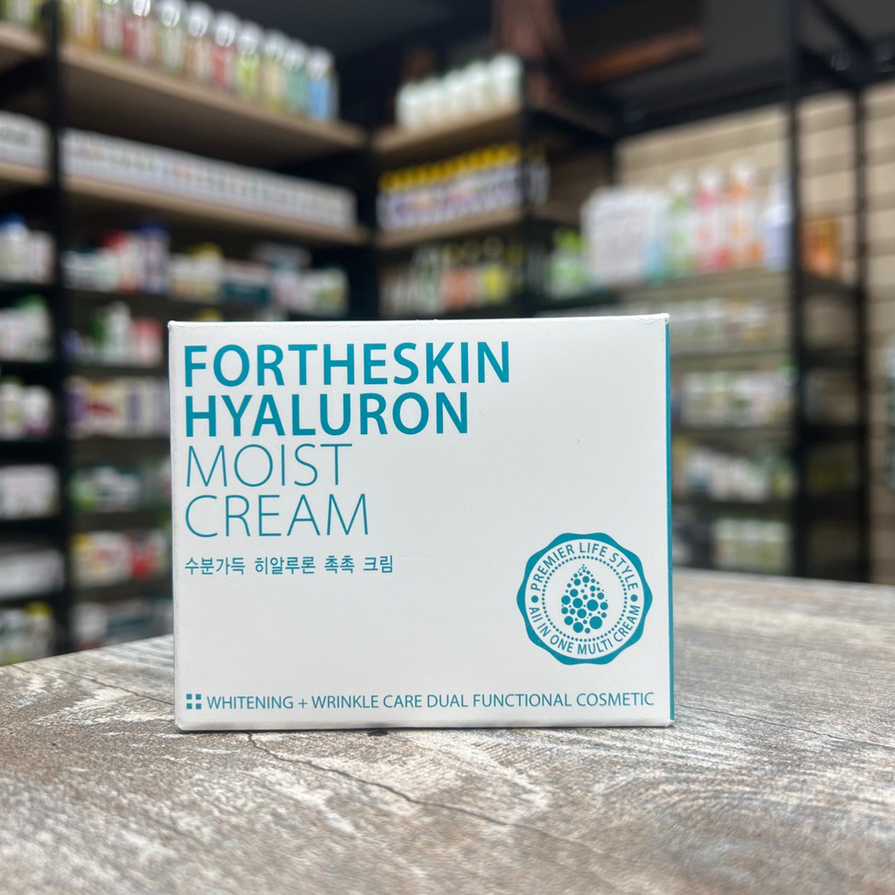 Крем для лица Fortheskin Hyaluron Moist Cream увлажняющий с гиалуроновой кислотой 100 мл