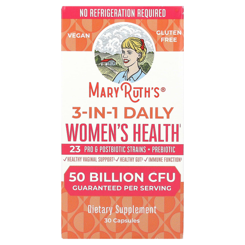 MaryRuth's, 3 в 1 Daily Women's Health, 50 млрд КОЕ, 30 капсул