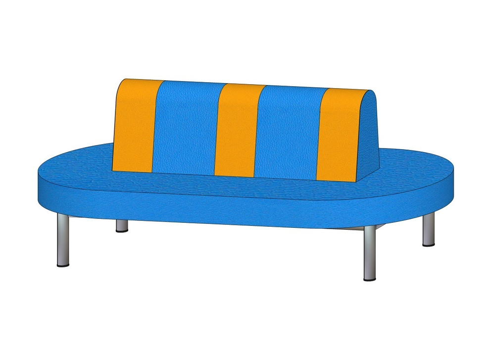 Диван Оскар на металлокаркасе