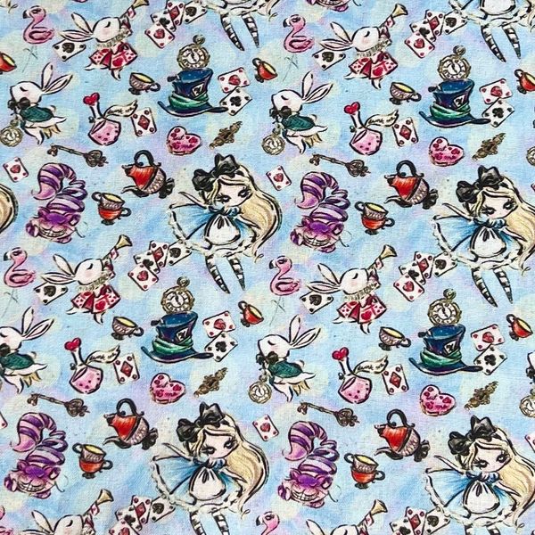 СТРАНА ЧУДЕС, АЛИСА И КРОЛИК, 100% хлопок 1