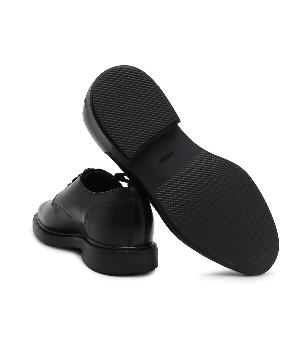 Кожаные дерби larry_derb_eylt BOSS BLACK - черный(50516670)