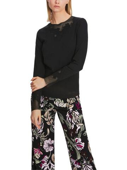 Marc Cain Джемпер сетчатыми вставками