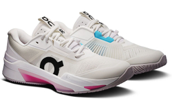 Мужские теннисные кроссовки On The Roger Pro Fire - white/pink