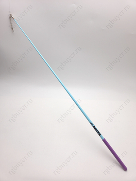 Палочка Sasaki 57 см голубая с фиолетовой ручкой AQВUxRRK (Aqua Вlue x Lilac)