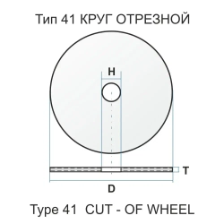 LUGAABRASIV Круг отрезной 125 x 1; A54