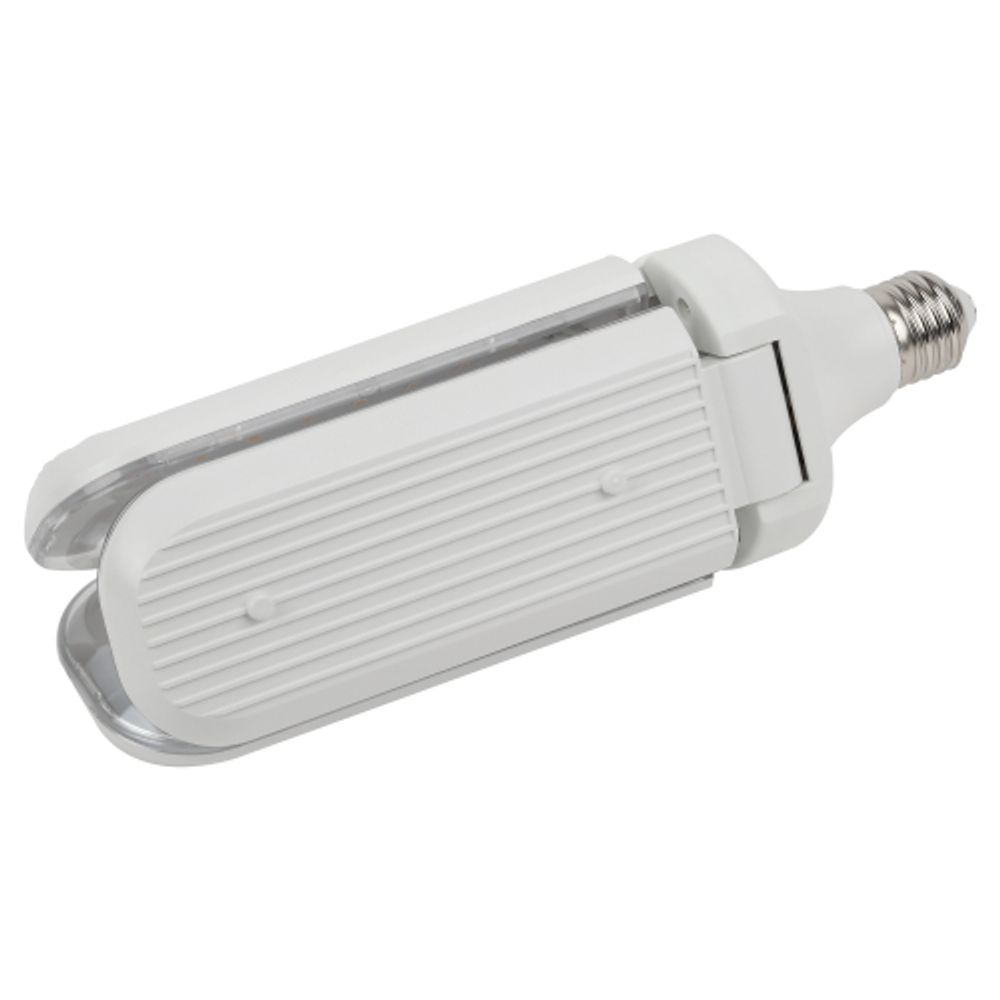 Фитолампа для растений светодиодная ЭРА FITO-24W-Ra90-E27-FOLD 3-х лепестковая полного спектра 24 Вт Е27 | Фитолампы Е27