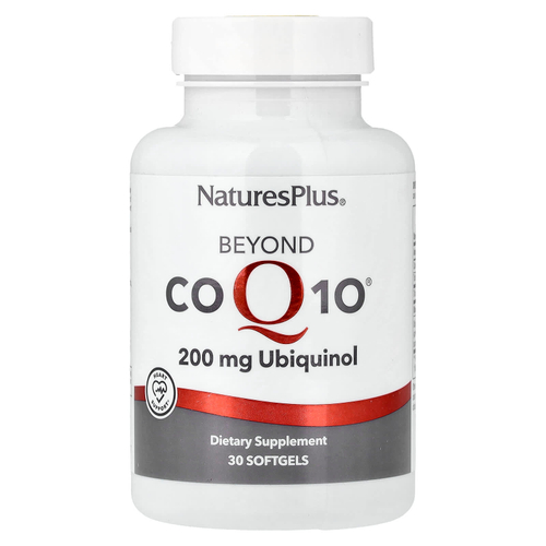 NaturesPlus, убихинол Beyond CoQ10®, 200 мг, 30 капсул