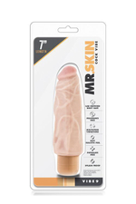 Рельефный вибратор-реалистик Dr. Skin Cock Vibe 9 - 17,8 см. (Цвет: телесный)