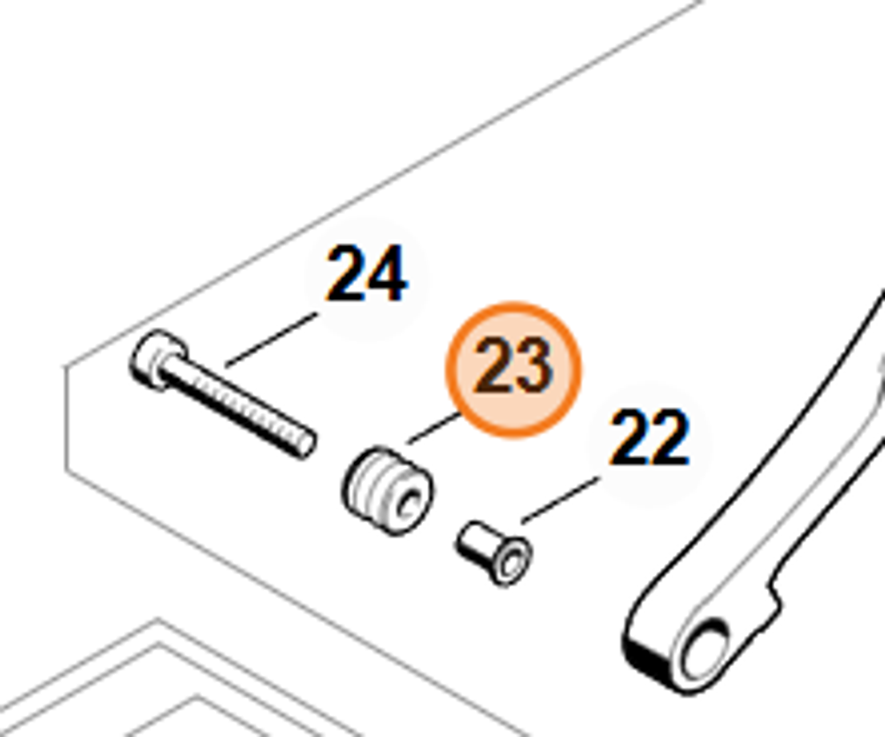Втулка для бензопилы STIHL MS 361. арт.PJ36109B FARMERTEC (STIHL 1124 792 5505)