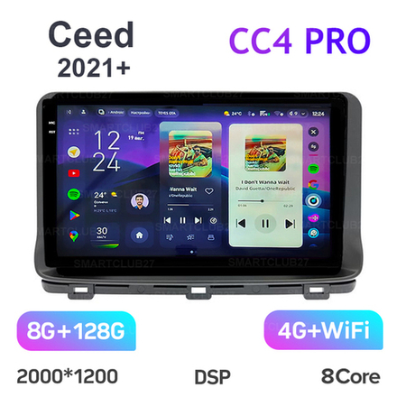 Teyes CC4 Pro 10,2" для KIA Ceed 2021+