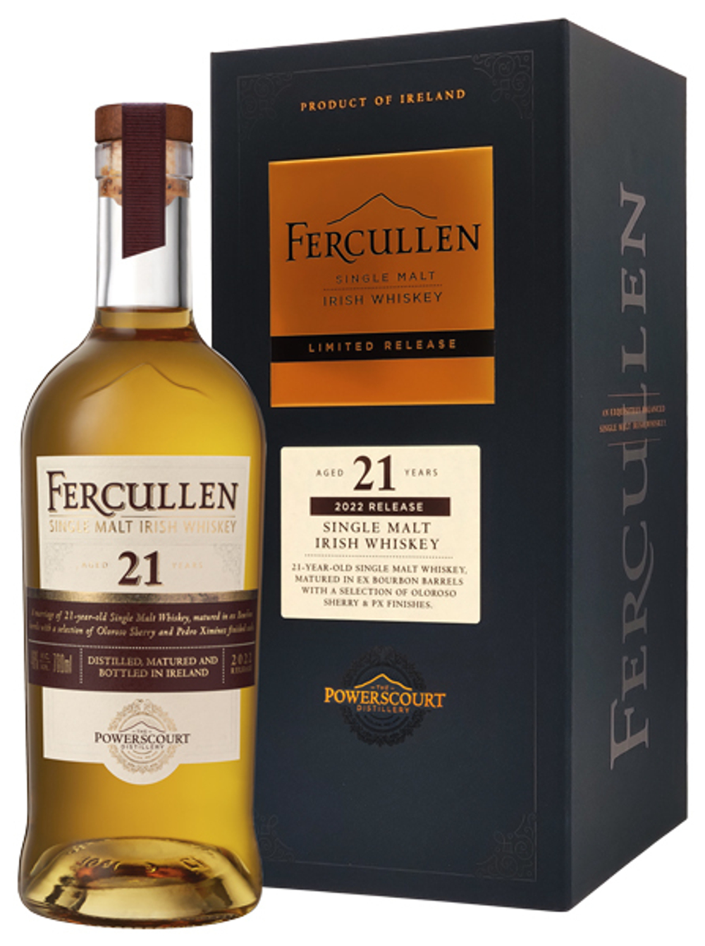 Виски Fercullen 21 Years Old Single Malt 46% 0,7 л п/уп