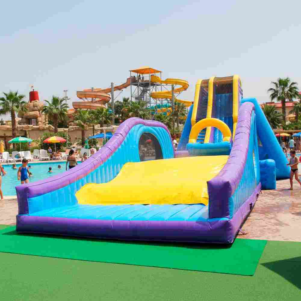 Надувная водная горка «Цунами», 43×12×14 м