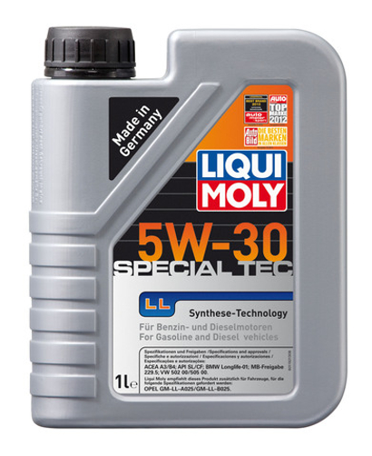 Масло Liqui Moly Special Tec LL 5W30 SL A3/B4 (1л) синтетика
