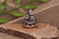 Бусина для темляка Пицца (биметалл) от мастерской Братьев Пешковых