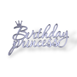 Топпер На Торец "Birthday princess" ТН6235 10см, акрил