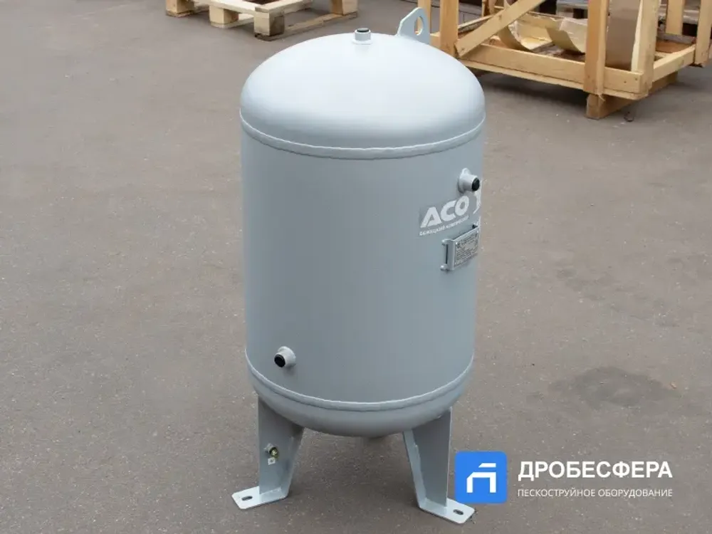 Ресивер для компрессора РВ 110-02/10 из нержавейки вертикальный