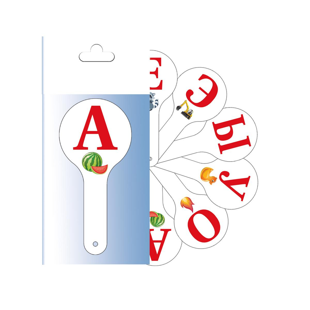 Касса гласные буквы (картинка) (Пчелка)
