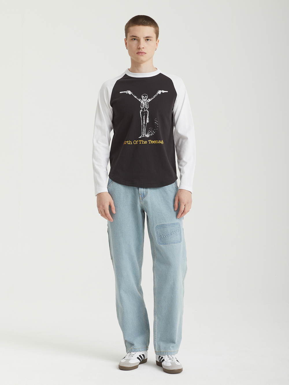 Мужской Лонгслив Hands Up Raglan