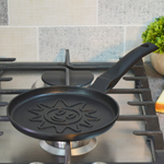 Сковорода для оладий 18см "Солнышко" с антипригарным покрытием, индукция