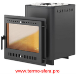 Печь ВЕЗУВИЙ Русичъ Антрацит 16 Панорама "М"