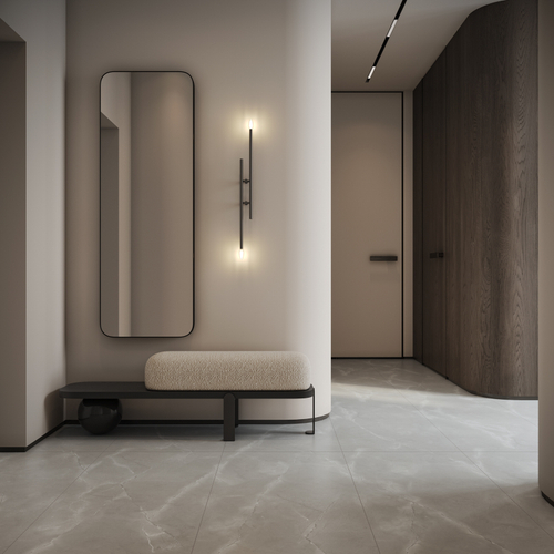 Керамогранит Soft Grey Stone Satin Carving 1200*600*8.5мм Карвинг