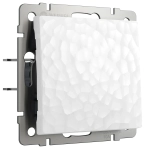 Выключатель одноклавишный Hammer (белый) W1210001