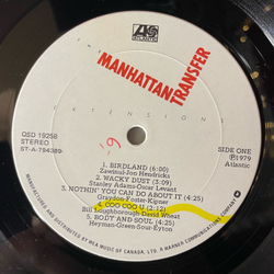 Винтажная виниловая пластинка LP The Manhattan Transfer Extensions (Канада 1979)