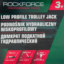 Домкрат подкатной гидравлический 3т RockFORCE RF-TH33003F