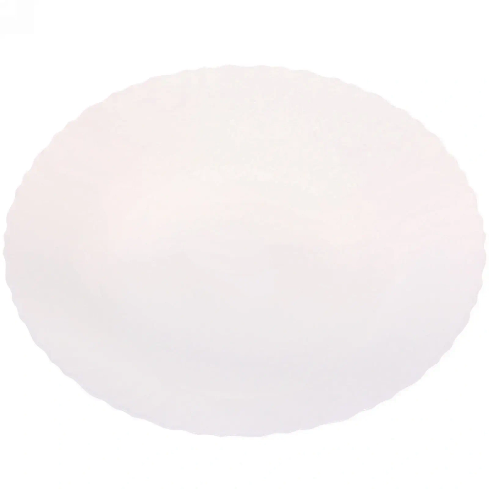 Тарелка «White magic» 27см стеклокерамика Волна