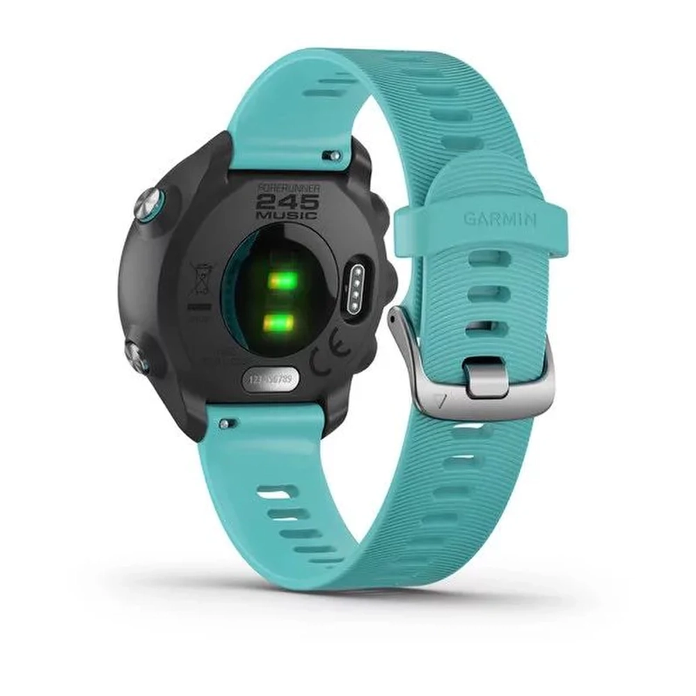 Часы для бега Garmin Forerunner 245 Music, бирюзовый, 010-02120-32