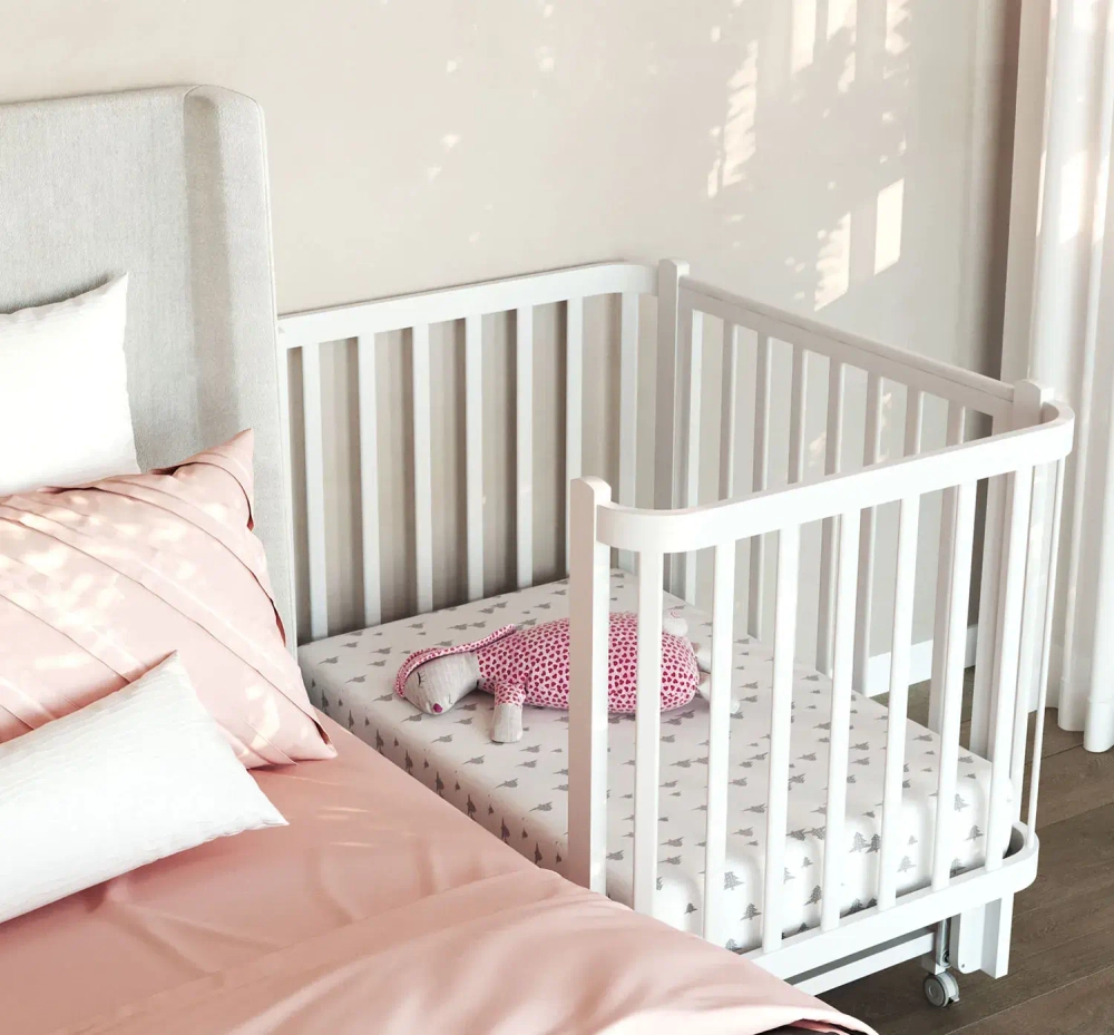 Кроватка детская Antemi Terra Light NEW с маятником НИК 17б белый