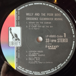 Винтажная виниловая пластинка LP Creedence Clearwater Revival Willy And The Poor Boys (Japan 1969) (No Obi) Fortunate Son
