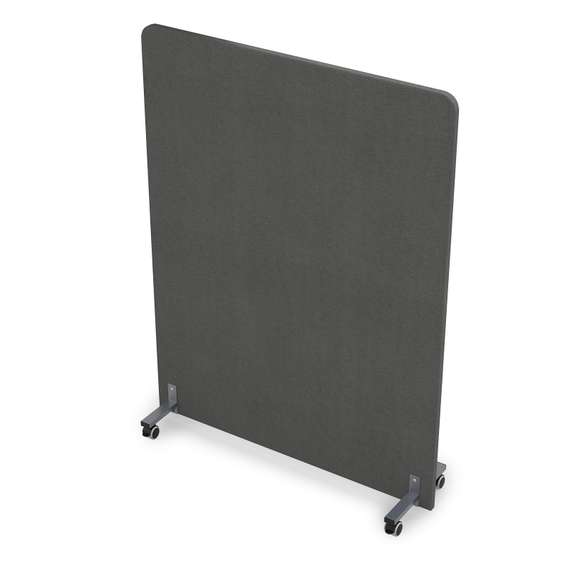 011.МП.1216 Акустическая мобильная перегородка на колесных опорах (1200*377*1600)