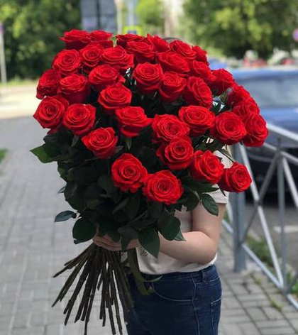 35 VIP ROSES red 80 SM