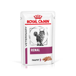 Royal Canin VET Renal паштет 85 г - диета консервы (пауч) для кошек при почечной недостаточности