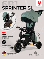 Велосипед трехколесный Qplay S700-17 SPRINTER SL Mint (Rub/Gold)