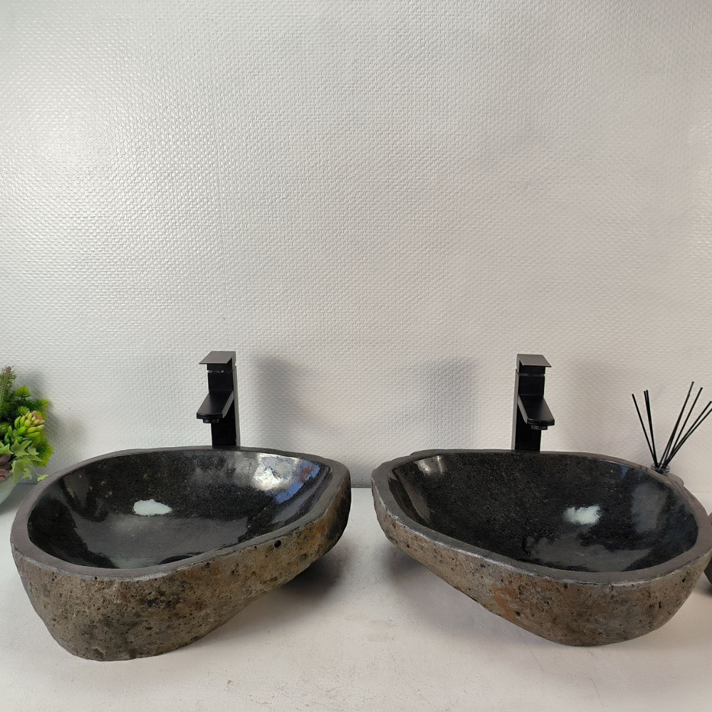Раковина из речного камня ПАРА! RS-35363 47*40*14 0865