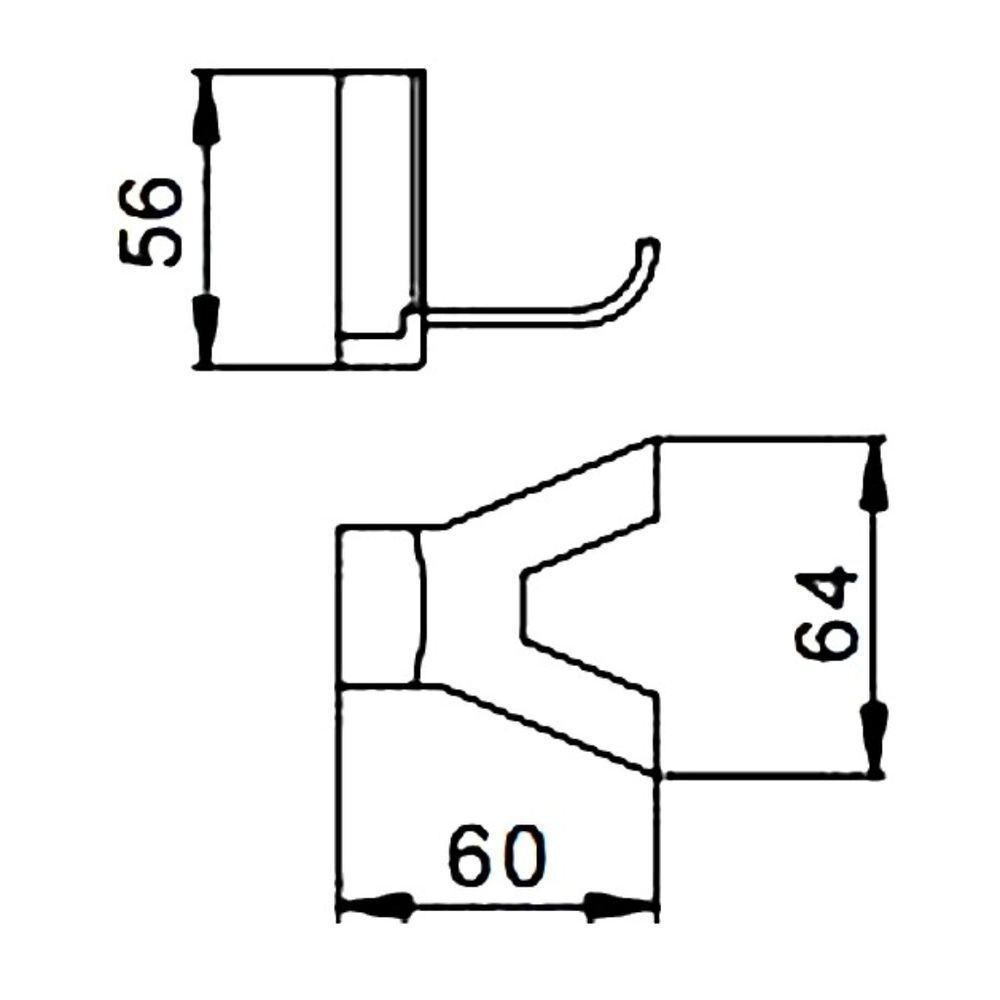Крючок 2 шт, Frap, F1805-2