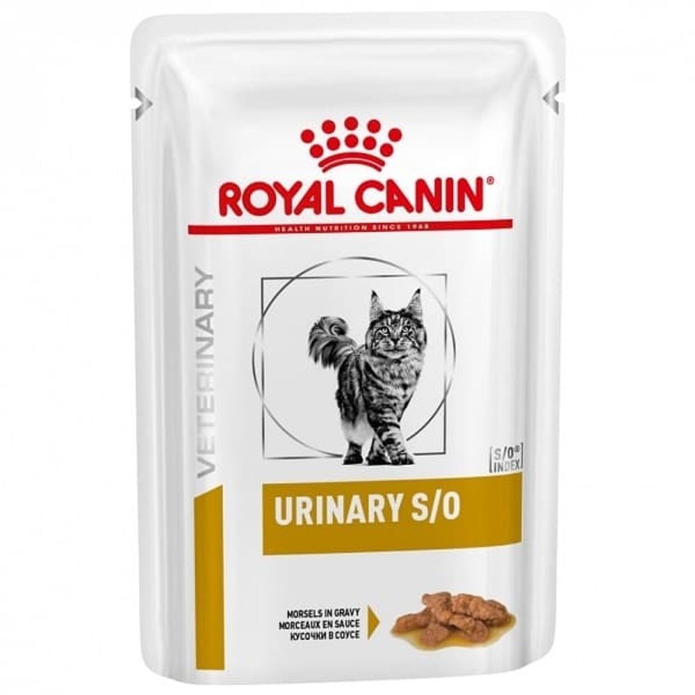 Royal Canin 85г Urinary S/O Корм д/кошек фелин (соус)