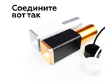 C7807 SGR серый песок 70*70*H60mm MR16 GU5.3
