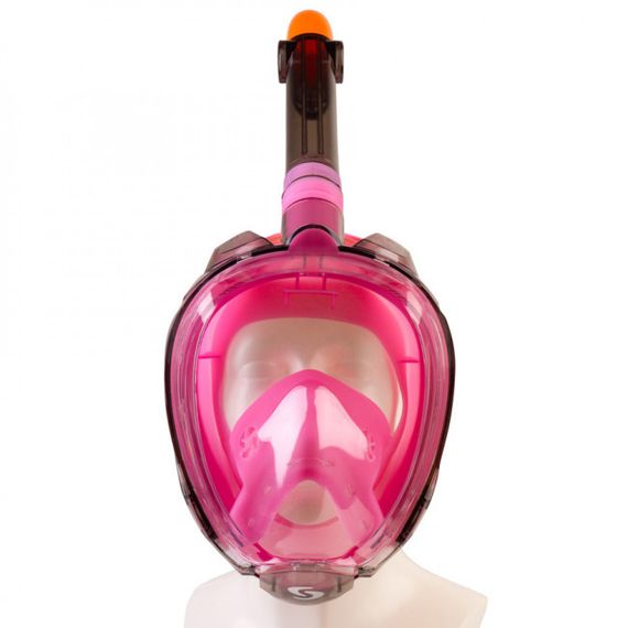 Маска полнолицевая Scorpena Swim средняя розовая
