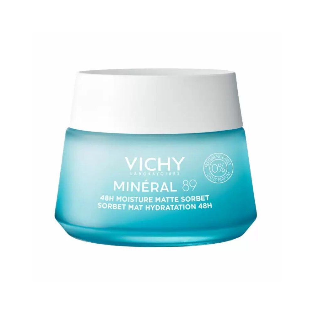Vichy Mineral 89 Матирующий гель-сорбет увлажняющий 48ч, 50 мл