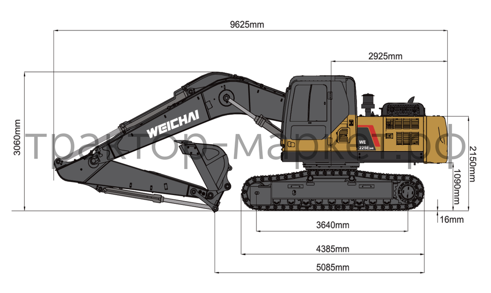 Экскаватор WE225Е2-N