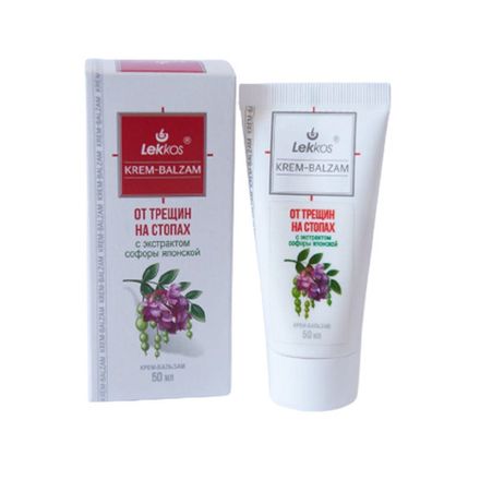 Крем-бальзам "От трещин на стопах" с экстрактом софоры японской